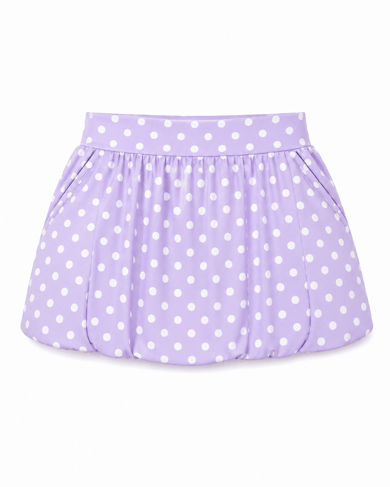 Bubble Skort - Lilac DotsActivewear Bottoms