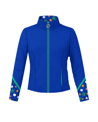 Elena Full Zip Royal Blue — Women's Golf Full Zip