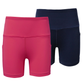 Biker Shorts Combo - Navy / Rose Pink