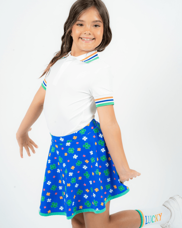 Golden Skort Shamrocks — Girls' Golf Skort