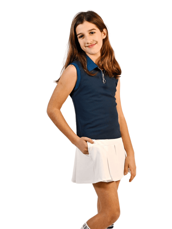 Hazy Sleeveless Polo