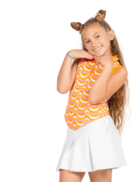 Hazy Sleeveless Polo - Hypnotic Gold