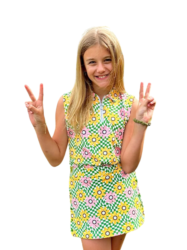 Hazy Sleeveless Polo