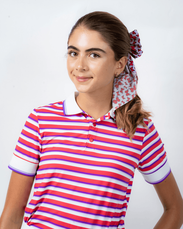 Lexi Polo Women's - Red StripesPolo