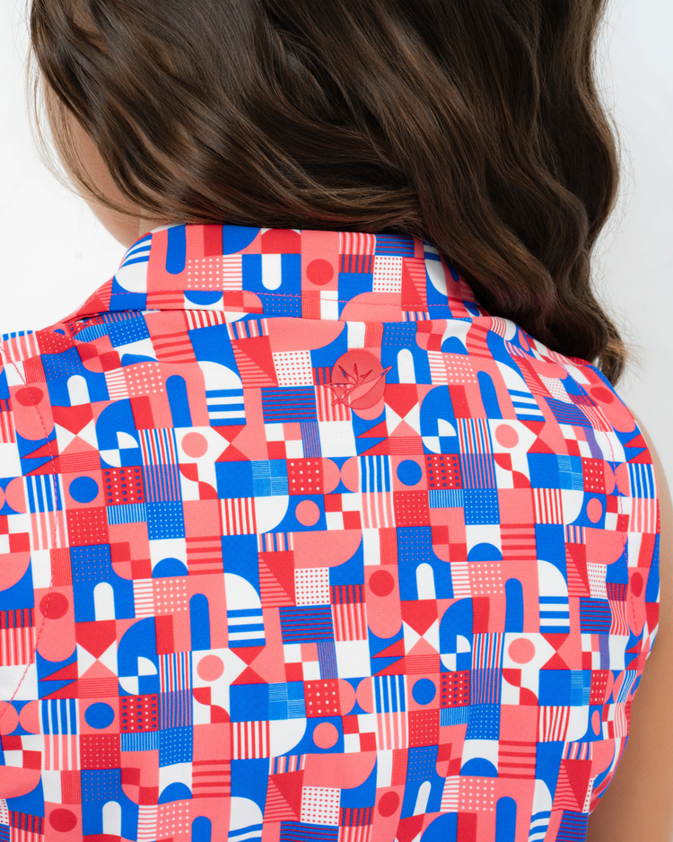 Liberty Dress Red Mosaic 4