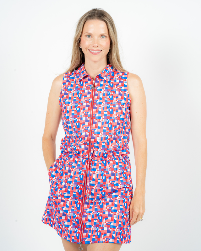 Liberty Dress TW Red Mosaic 1