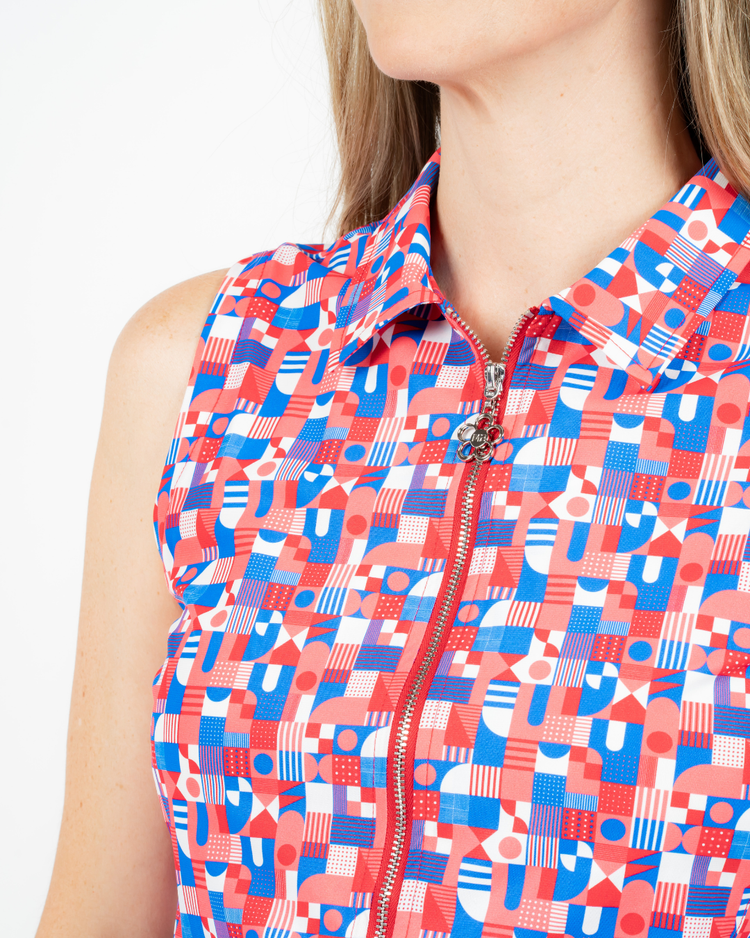 Liberty Dress TW Red Mosaic 2