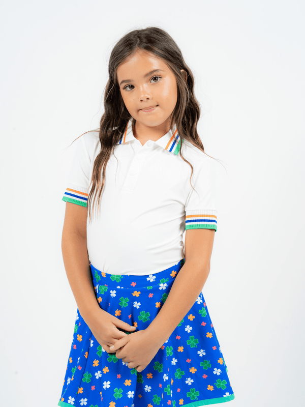 Marie Polo - White / Jade Green