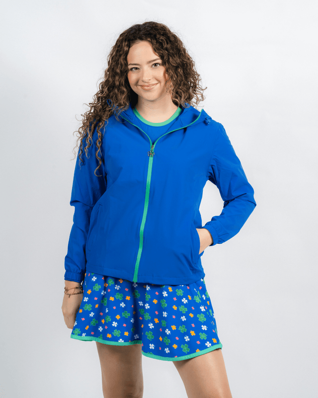 Rain Jacket Royal Blue — Women's Golf Jacket