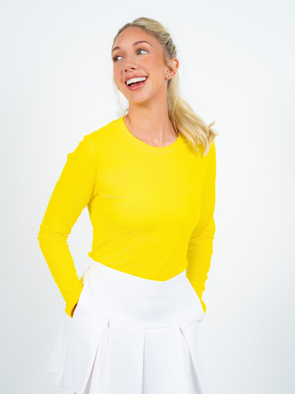 RB LS Shirt Women's - Neon Yellow