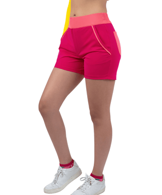 Slay It Short Magenta — Women's Golf Shorts, side view