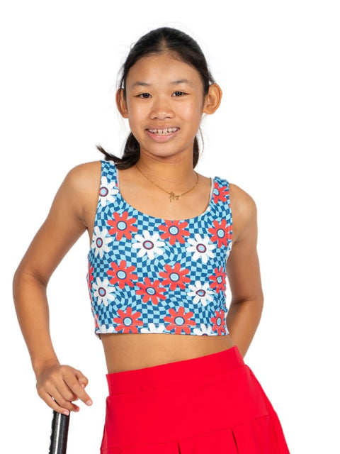 Slay It Sports Top - RWB Flowerchild
