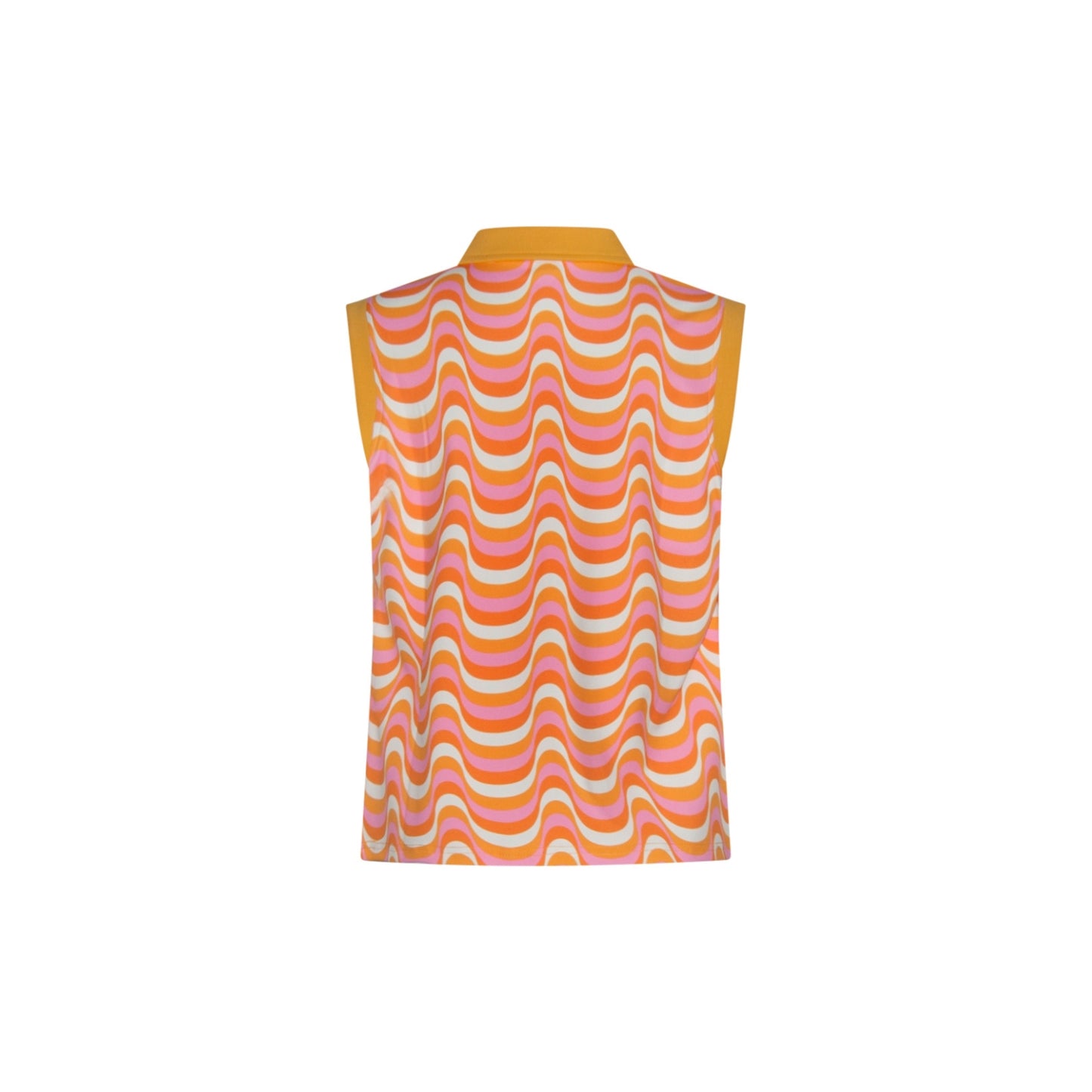 Hazy Sleeveless Polo - Hypnotic Gold