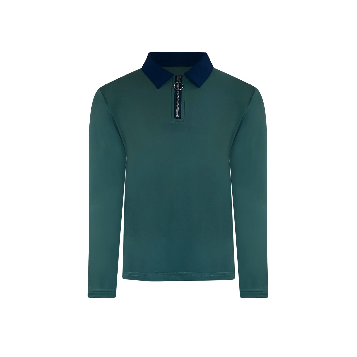 Hazy LS Polo - Dark Mint