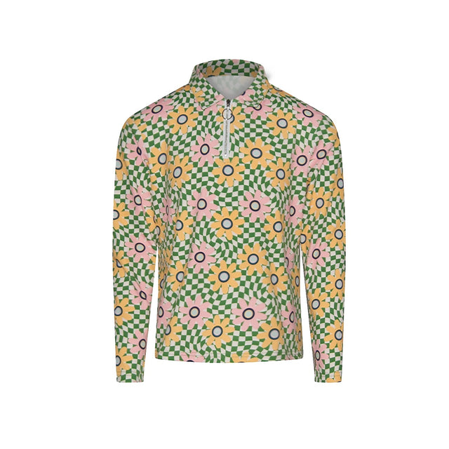 Hazy LS PoloLong Sleeve Top