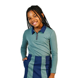 Hazy LS PoloLong Sleeve Top