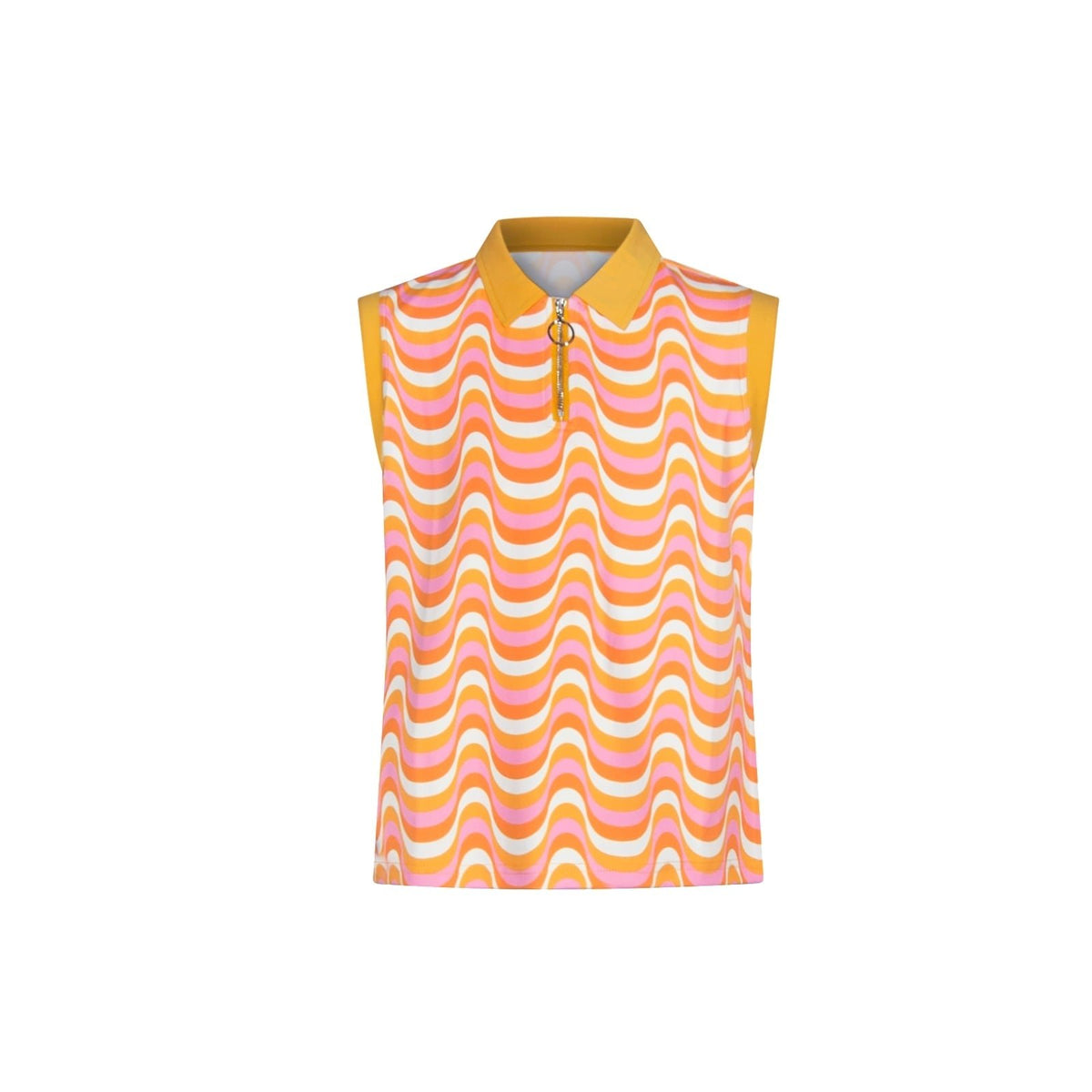 Hazy Sleeveless PoloPolo